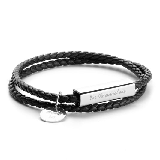 Vitto Italian Leather Wrap Unisex Bracelet