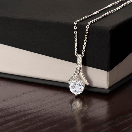 The Alluring Beauty Necklace with Diamond  Accent stones