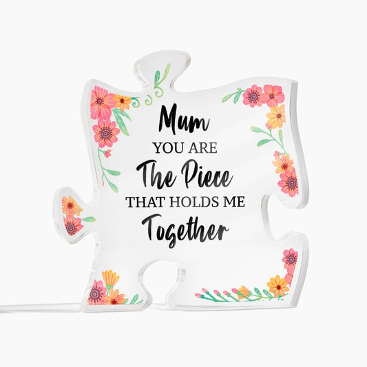Mum you are the Piece Printed Acrylic Puzzle Plaque
