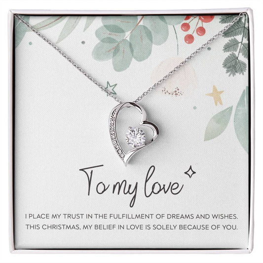 To my Love Necklace Gift