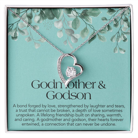 Godmother + Godson Diamond Heart Necklace