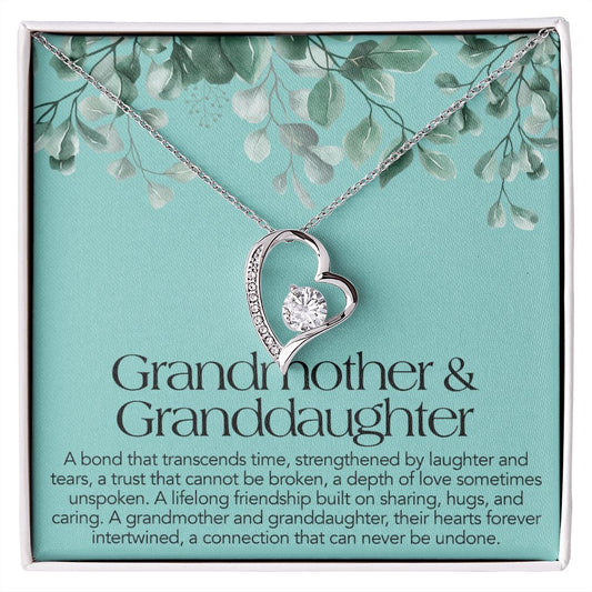 Grandmother & Granddaughter Forever Love Necklace