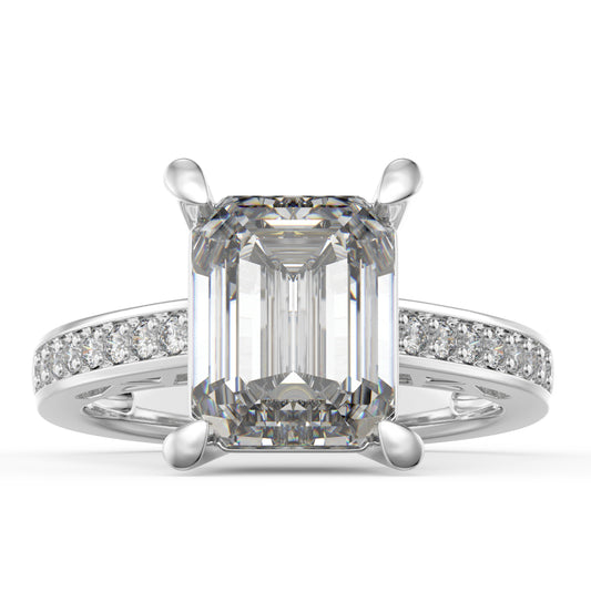 The Gloria 4CT Moissanite Personalised Ring