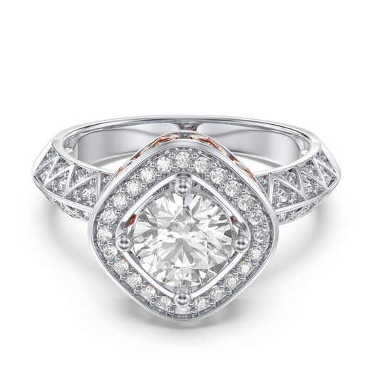 The Devotion - 2Ct Personalised Moissanite Ring