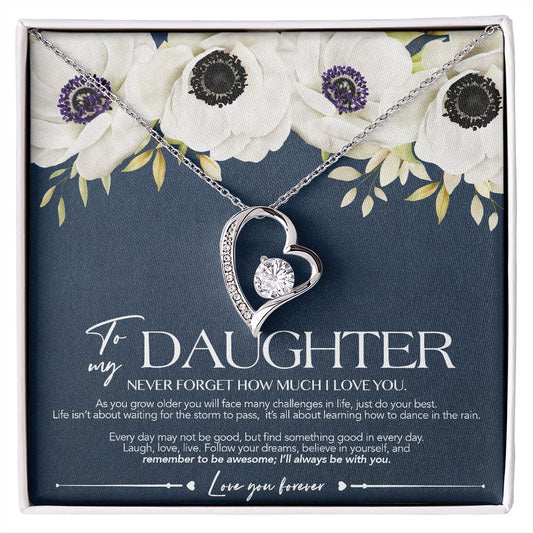 Luxury Necklace Gift To My Daughter with Heartfelt message