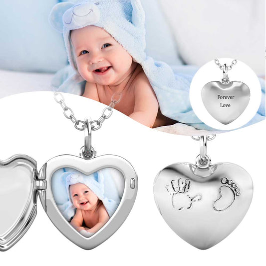 My Pride & Joy Personalised Heart Photo Locket Necklace