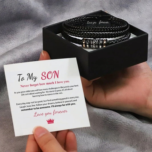 Stainless Steel Bracelet Son with gift box